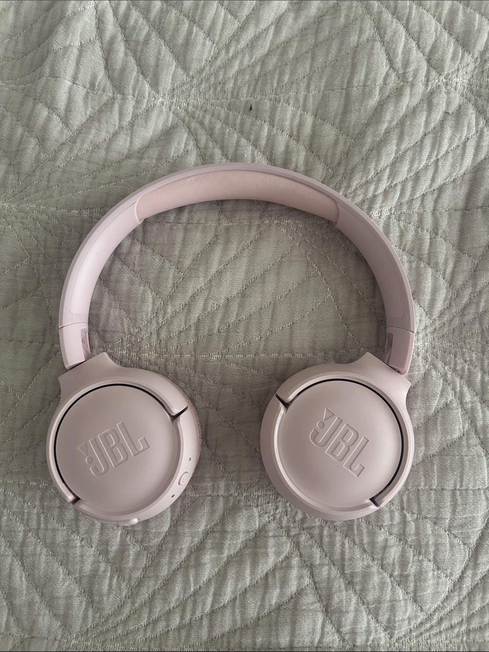 JBL Light Pink Wireless Over-Ear Headphones